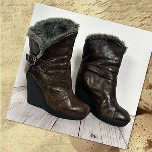 7 FOR ALL MANKIND LEATHER BOOTS